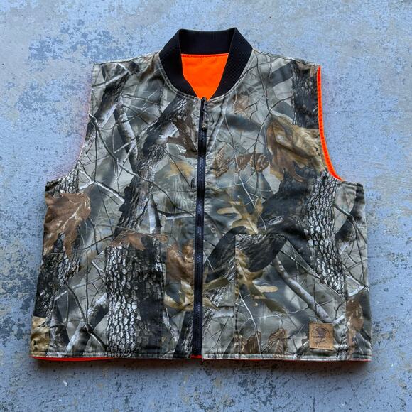 American Vintage Other - Vintage RealTree Camo Reversible Utility Vest L